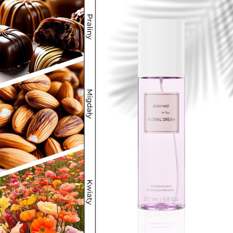 FLORAL DREAM Body Mist by Neness | Podobne nuty: Victoria's Secret Velvet Petals | kwiatowa mgiełka zapachowa do ciała i włosów