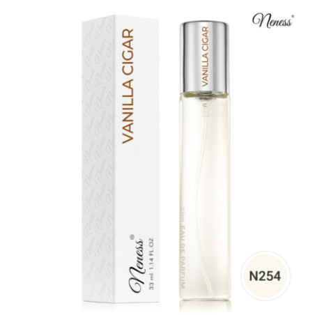 N254. Neness Vanilla Cigar | Podobne nuty: Tom Ford Tobacco Vanille | 33 ml | Perfumetki Unisex | Francuskie Perfumy Lane