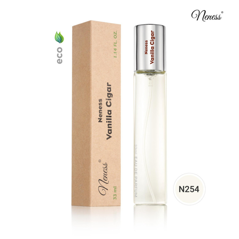 N254. Neness Vanilla Cigar | Podobne nuty: Tom Ford Tobacco Vanille | 33 ml | Perfumetki Unisex | Francuskie Perfumy Lane