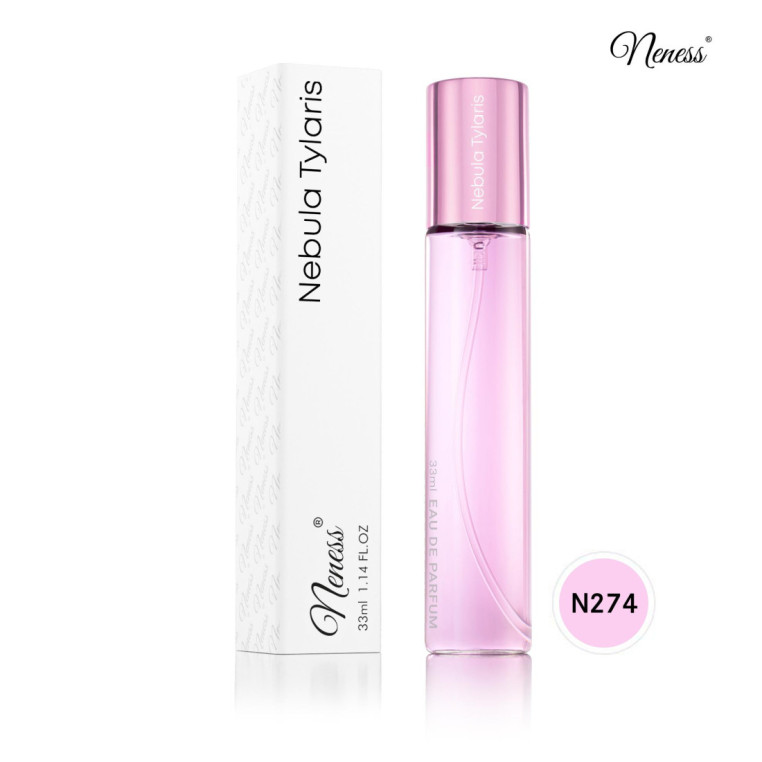 N274. Neness Nebula Tylaris | Podobne nuty: Ariana Grande Cloud Pink | 33 ml | Perfumetki Damskie | Francuskie Perfumy Lane