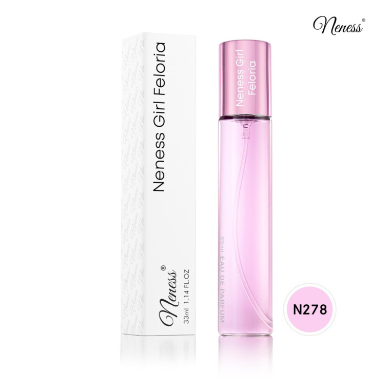 N278. Neness Neness Girl Feloria | Podobne nuty: Carolina Herrera Good Girl Blush | 33 ml | Perfumetki Damskie | Francuskie Perf