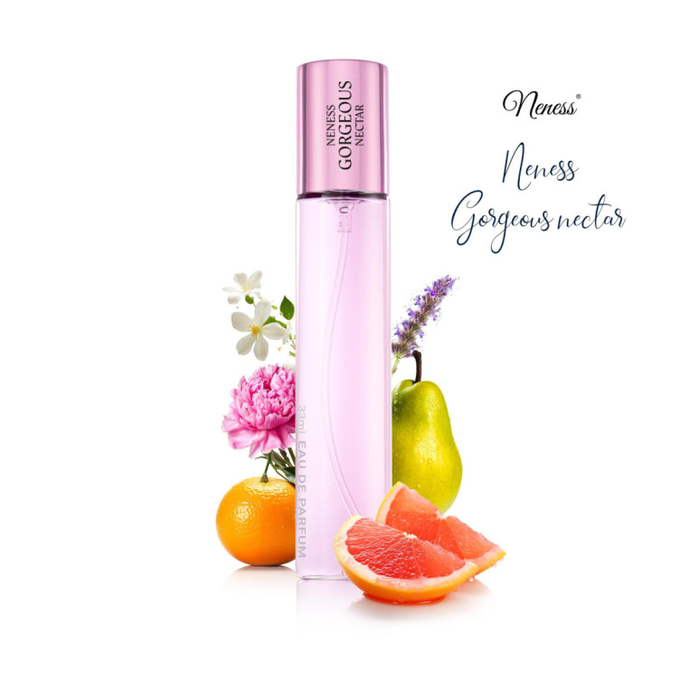 N288. Neness Gorgeous Nectar | Podobne nuty: Gucci Flora Gorgeous Gardenia | 33 ml | Perfumetki Damskie | Francuskie Perfumy Lan