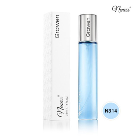 N314. Neness Grawen | Podobne nuty: Azzaro Chrome | 33 ml | Perfumetki męskie | Francuskie Perfumy Lane