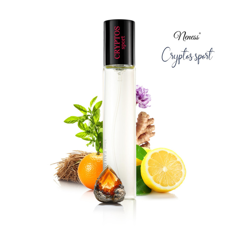 N009. Neness Cryptos Sport | Podobne nuty: Giorgio Armani Code Sport | 33 ml | Perfumetki Męskie | Francuskie Perfumy Lane