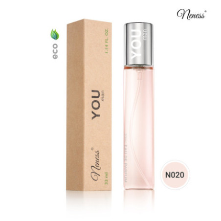 N020. Neness You Man | Podobne nuty: Giorgio Armani Stronger With You | 33 ml | Perfumetki Męskie | Francuskie Perfumy Lane