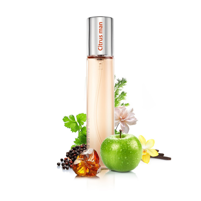 N028. Neness Citrus Man | Podobne nuty: Hugo Boss Orange Man | 33 ml | Perfumetki Męskie | Francuskie Perfumy Lane