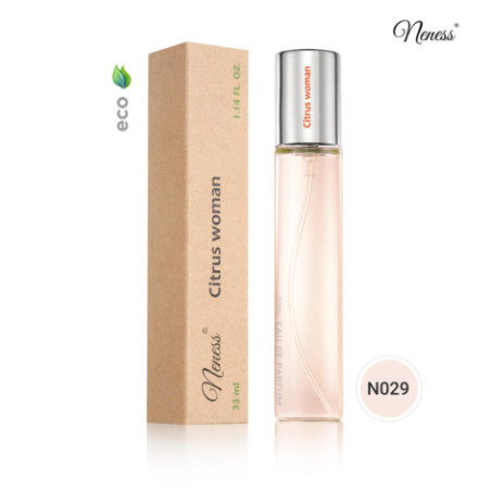 N029. Neness Citrus Woman | Podobne nuty: Hugo Boss Orange Woman | 33 ml | Perfumetki Damskie | Francuskie Perfumy Lane