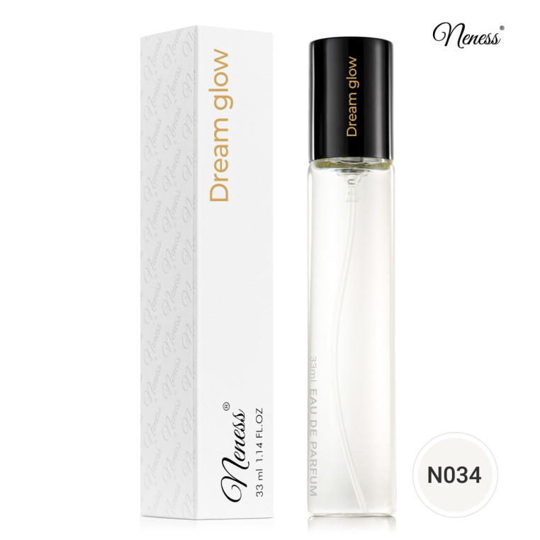 N034. Neness Dream Glow | Podobne nuty: Hugo Boss Boss Nuit | 33 ml | Perfumetki Damskie | Francuskie Perfumy Lane