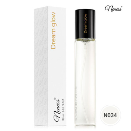 N034. Neness Dream Glow | Podobne nuty: Hugo Boss Boss Nuit | 33 ml | Perfumetki Damskie | Francuskie Perfumy Lane