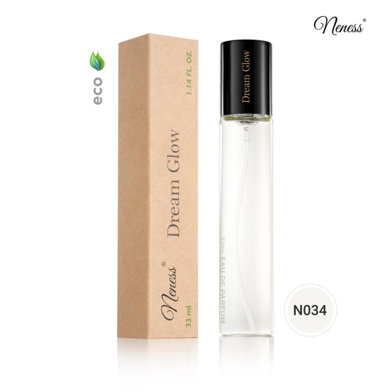 N034. Neness Dream Glow | Podobne nuty: Hugo Boss Boss Nuit | 33 ml | Perfumetki Damskie | Francuskie Perfumy Lane