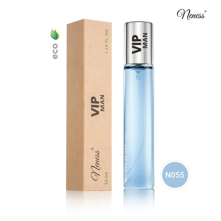 N055. Neness VIP Man | Podobne nuty: Carolina Herrera Vip Men | 33 ml | Perfumetki Męskie | Francuskie Perfumy Lane
