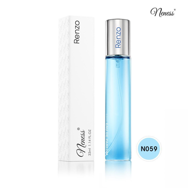 N059. Neness Bleu Celeste | Podobne nuty: Coco Chanel Bleu De Chanel | 33 ml | Perfumetki Męskie | Francuskie Perfumy Lane