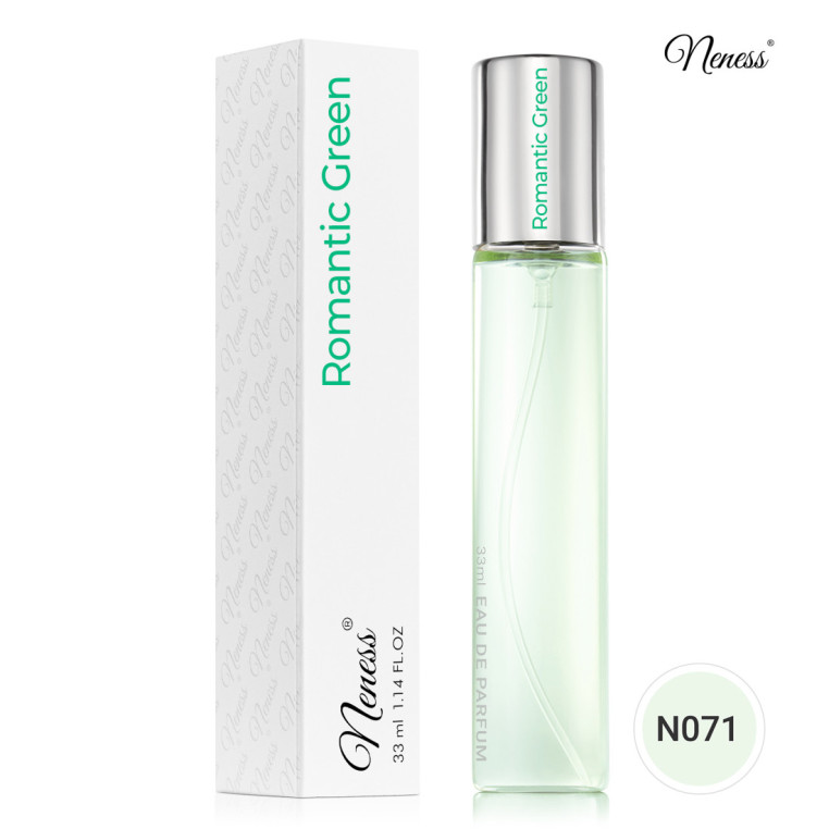 N071. Neness Romantic Green | Podobne nuty: Chloe  L'Eau De Chloe | 33 ml | Perfumetki Damskie | Francuskie Perfumy Lane