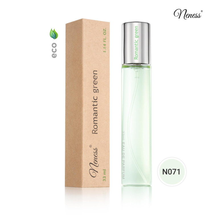 N071. Neness Romantic Green | Podobne nuty: Chloe  L'Eau De Chloe | 33 ml | Perfumetki Damskie | Francuskie Perfumy Lane
