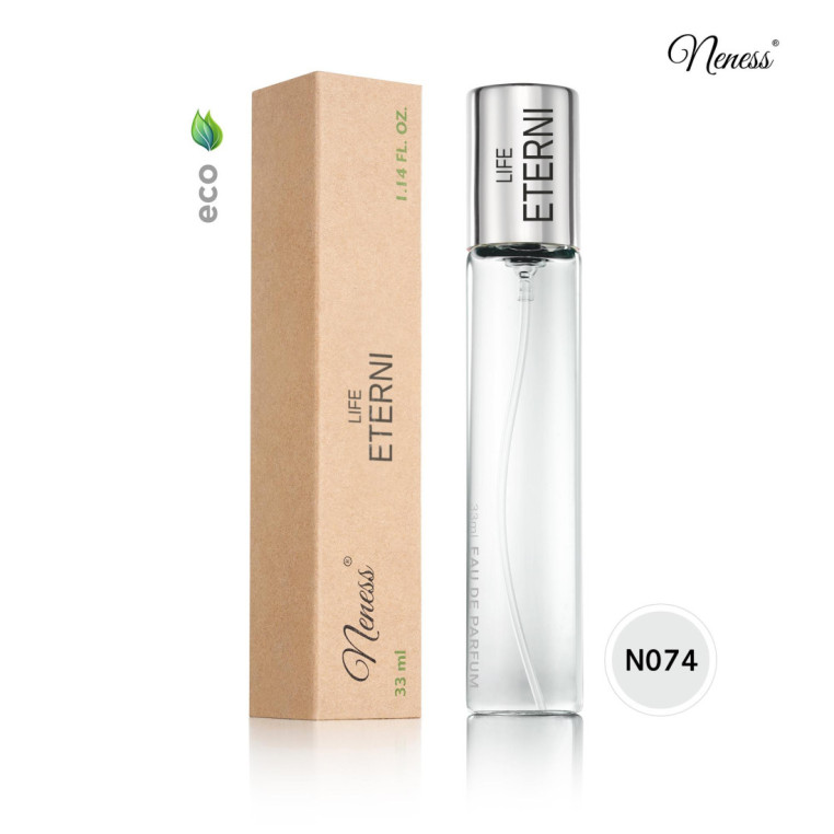 N074. Neness Eterni Life | Podobne nuty: Calvin Klein Eternity | 33 ml | Perfumetki Damskie | Francuskie Perfumy Lane