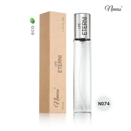 N074. Neness Eterni Life | Podobne nuty: Calvin Klein Eternity | 33 ml | Perfumetki Damskie | Francuskie Perfumy Lane