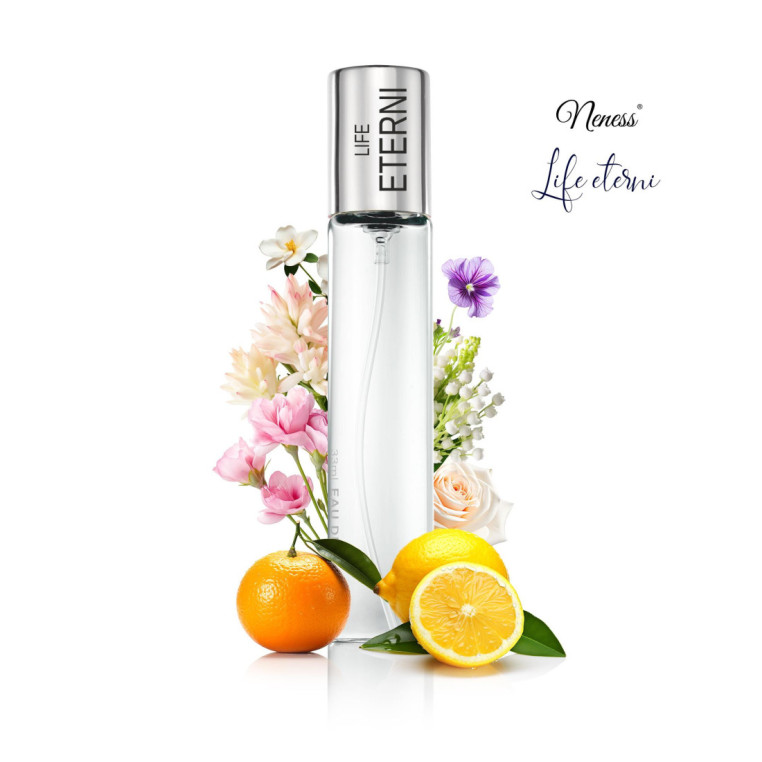 N074. Neness Eterni Life | Podobne nuty: Calvin Klein Eternity | 33 ml | Perfumetki Damskie | Francuskie Perfumy Lane