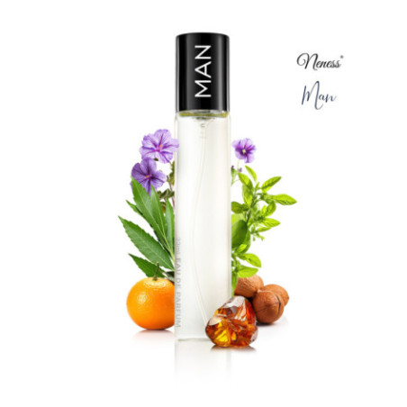 N076. Neness Men | Podobne nuty: Calvin Klein Man | 33 ml | Perfumetki Męskie | Francuskie Perfumy Lane