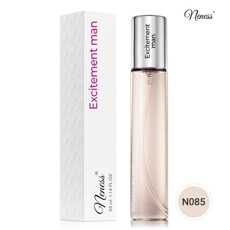 N085. Neness Excitement Man | Podobne nuty: Calvin Klein Euphoria | 33 ml | Perfumetki Męskie | Francuskie Perfumy Lane