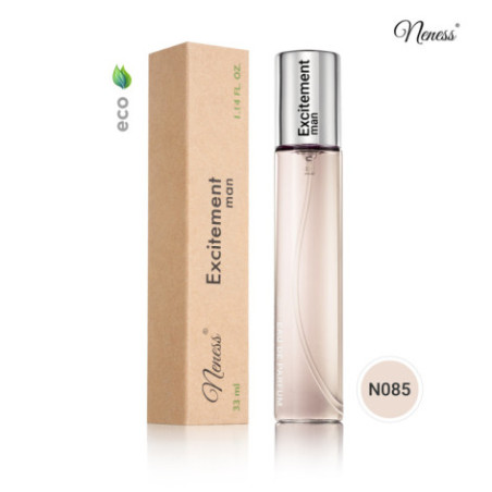 N085. Neness Excitement Man | Podobne nuty: Calvin Klein Euphoria | 33 ml | Perfumetki Męskie | Francuskie Perfumy Lane