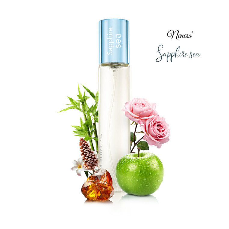 N092. Neness Sapphire Sea | Podobne nuty: Dolce & Gabbana Light Blue | 33 ml | Perfumetki Damskie | Francuskie Perfumy Lane