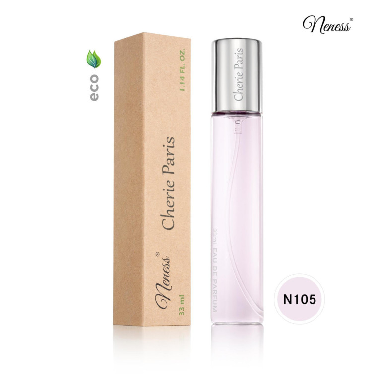 N105. Neness Cherie | Podobne nuty: Christian Dior Miss Dior Cherie | 33 ml | Perfumetki Damskie | Francuskie Perfumy Lane