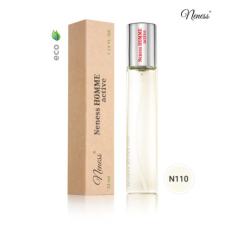 N110. Neness Homme Active | Podobne nuty: Christian Dior Homme Sport | 33 ml | Perfumetki Męskie | Francuskie Perfumy Lane