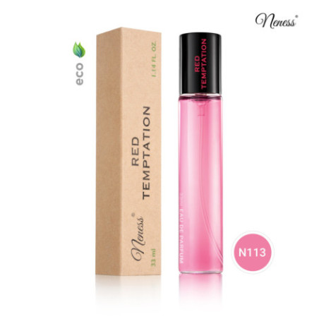 N113. Neness Red Temptation | Podobne nuty: Christian Dior Hypnotic Poison | 33 ml | Perfumetki Damskie | Francuskie Perfumy Lan