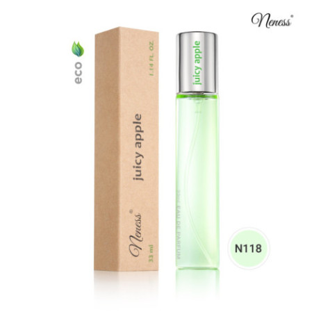 N118. Neness Juicy Apple | Podobne nuty: Dkny Be Delicious | 33 ml | Perfumetki Damskie | Francuskie Perfumy Lane