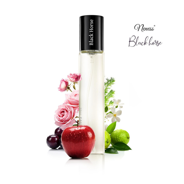 N122. Neness Black Horse | Podobne nuty: Ferrari Scuderia Black | 33 ml | Perfumetki Męskie | Francuskie Perfumy Lane