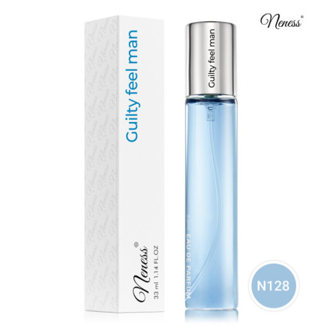 N128. Neness Guilty Feel | Podobne nuty: Gucci   Guilty  | 33 ml | Perfumetki Męskie | Francuskie Perfumy Lane