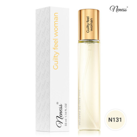 N131. Neness Guilty Feel Woman | Podobne nuty: Gucci  Guilty Pour Femme | 33 ml | Perfumetki Damskie | Francuskie Perfumy Lane