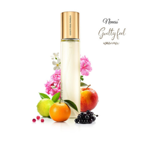 N131. Neness Guilty Feel Woman | Podobne nuty: Gucci  Guilty Pour Femme | 33 ml | Perfumetki Damskie | Francuskie Perfumy Lane