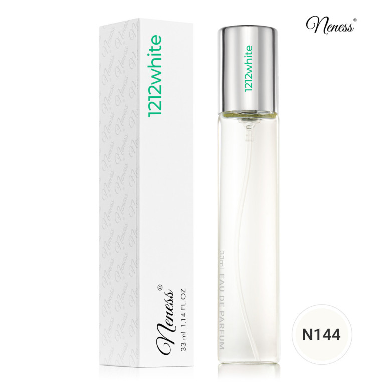 N144. Neness 1212 White | Podobne nuty: Lacoste L.12.12 Blanc | 33 ml | Perfumetki Męskie | Francuskie Perfumy Lane