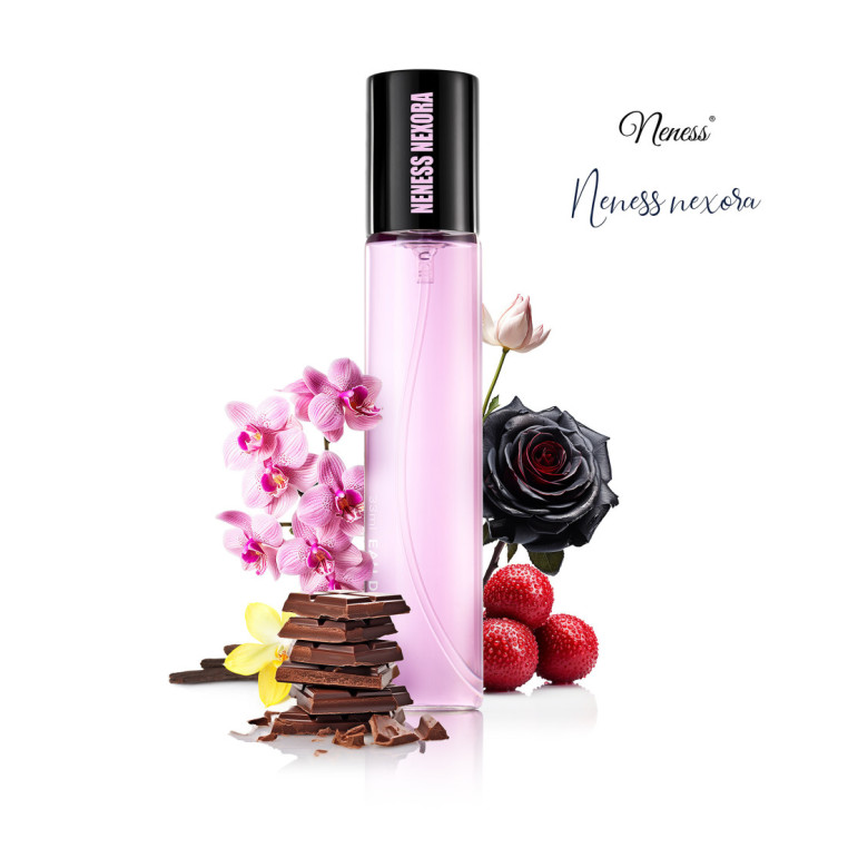 N164. Neness Nexora | Podobne nuty: Lancome Tresor La Nuit | 33 ml | Perfumetki Damskie | Francuskie Perfumy Lane