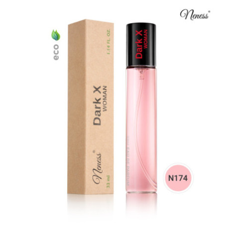 N174. Neness Dark X Woman | Podobne nuty: Paco Rabanne Black Xs | 33 ml | Perfumetki Damskie | Francuskie Perfumy Lane