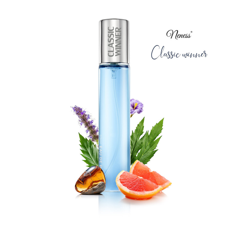 N175. Neness Classic Winner | Podobne nuty: Paco Rabanne Invictus | 33 ml | Perfumetki Męskie | Francuskie Perfumy Lane