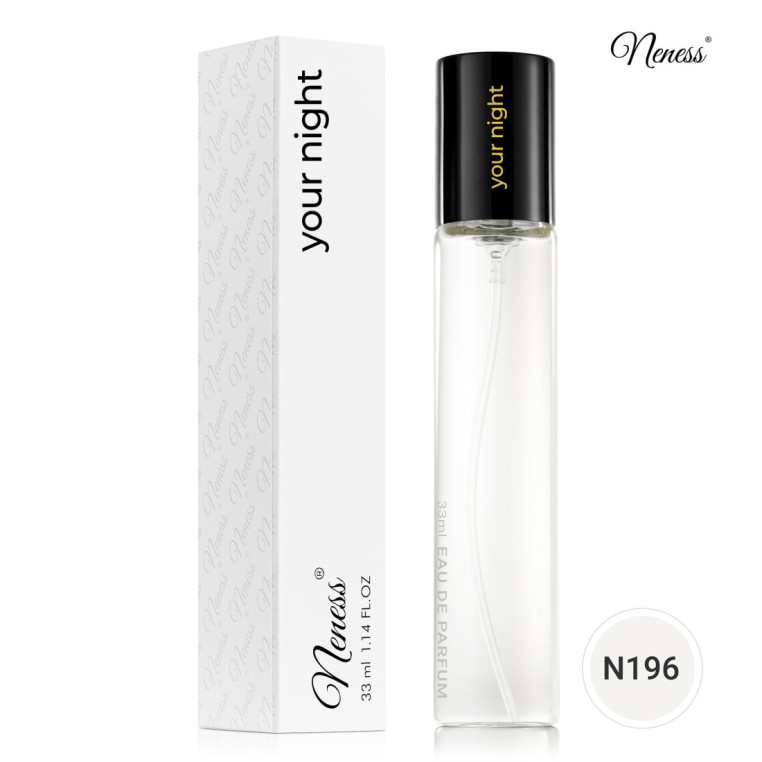 N196. Neness Your Night | Podobne nuty: YSL La Nuit De L'Homme | 33 ml | Perfumetki Męskie | Francuskie Perfumy Lane
