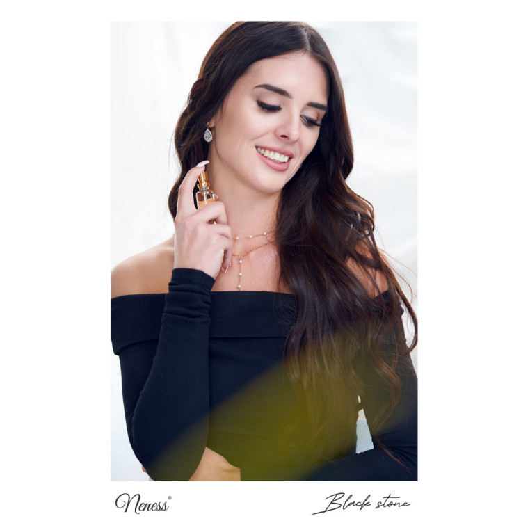 N199. Neness Black Stone | Podobne nuty: YSL Black Opıum | 33 ml | Perfumetki Damskie | Francuskie Perfumy Lane