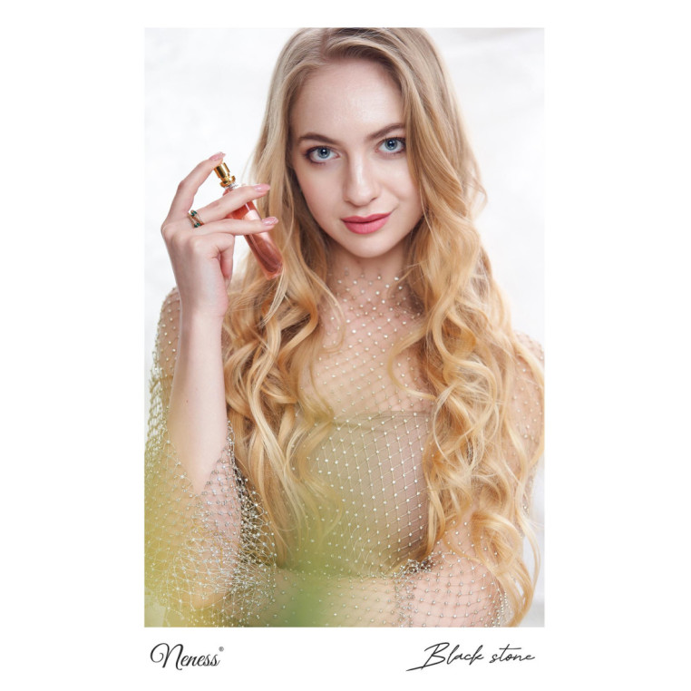 N199. Neness Black Stone | Podobne nuty: YSL Black Opıum | 33 ml | Perfumetki Damskie | Francuskie Perfumy Lane