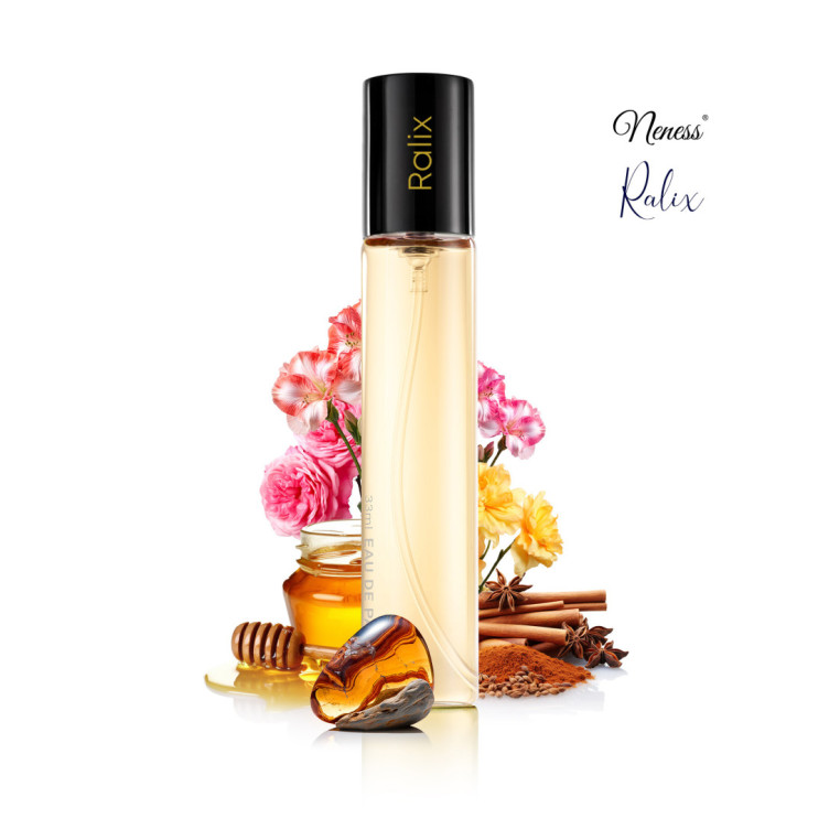 N328. Neness Ralix | Podobne nuty: Guerlain Tabacco Honey | 33 ml | Perfumetki Unisex | Francuskie Perfumy Lane