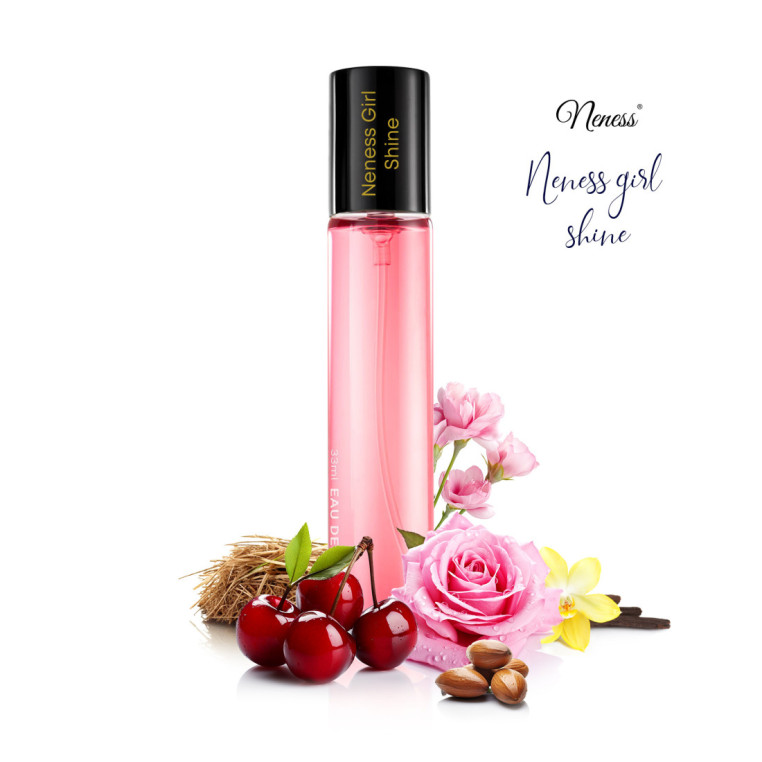 N329. Neness Neness Girl Shine | Podobne nuty: Carolina Herrera Very Good Girl Glam | 33 ml | Perfumetki damskie | Francuskie Pe