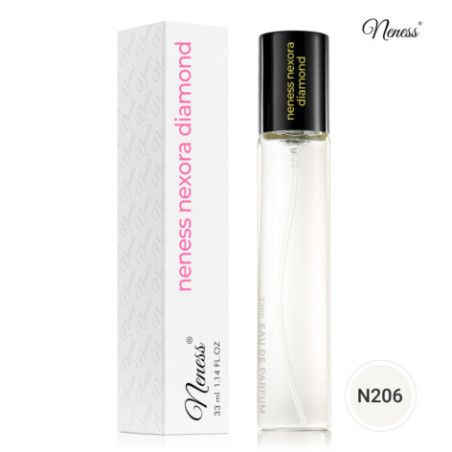 N206. Neness Nexora Diamond | Podobne nuty: Lancome La Nuit Trésor Musc Diamant | 33 ml | Perfumetki Damskie | Francuskie Perfum