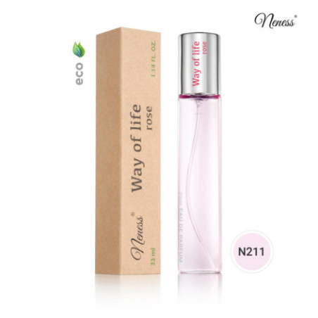 N211. Neness Way Of Life Rose | Podobne nuty: Lancome La Vie Est Belle Rose | 33 ml | Perfumetki Damskie | Francuskie Perfumy La