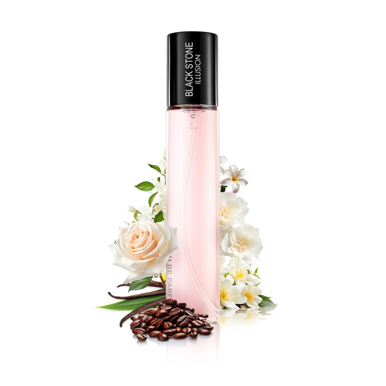 N215. Neness Black Stone Illusion | Podobne nuty: YSL Black Opium Storm Illusion | 33 ml | Perfumetki Damskie | Francuskie Perfu