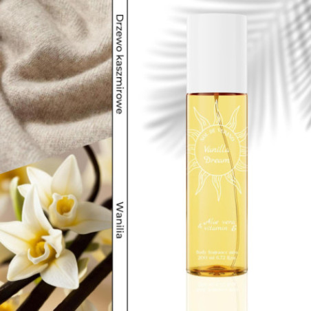 Sol de Verano Vanilla Dream | Podobne nuty: Victoria's Secret Bare Vanilla | waniliowa mgiełka zapachowa do ciała i włosów z Alo