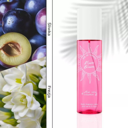 Sol de Verano Plum Bloom - mgiełka zapachowa do ciała i włosów | z Aloesem i witaminą E | dla kobiet 200 ml