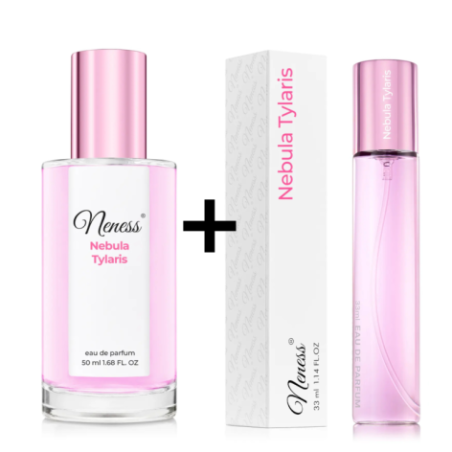 N274. Neness Nebula Tylaris - Zestaw 1+1: 50 ml + 33 ml | Podobne nuty: Ariana Grande Cloud Pink | Perfumy Damskie | Francuskie 