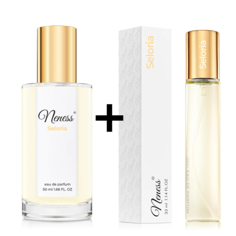 N296. Neness Seloria - Zestaw 1+1: 50 ml + 33 ml | Podobne nuty: Tom Ford Vanilla Sex | Perfumy Unisex | Francuskie Perfumy Lane