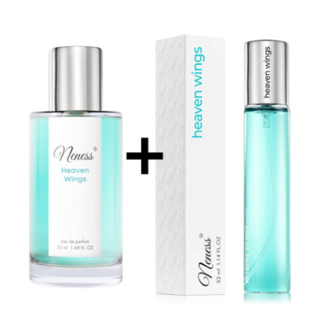 N184. Neness Heaven Wings - Zestaw 1+1: 50 ml + 33 ml | Podobne nuty: Thierry Mugler Angel | Perfumetki Damskie | Francuskie Per